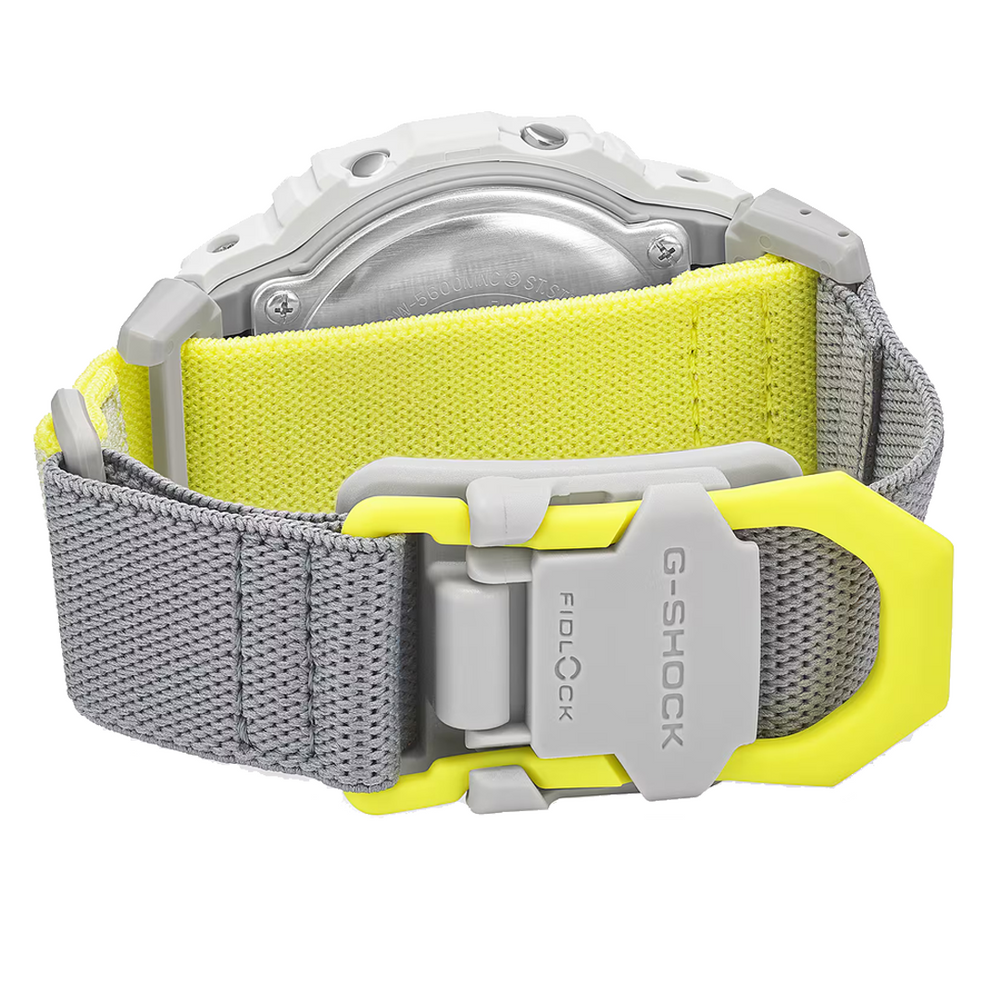 DIGITAL LIGHT GRAY/NEON YELLOW WATCH