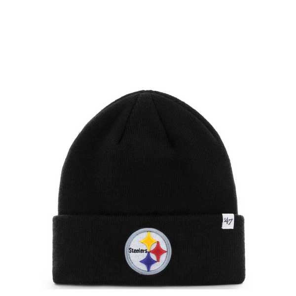 PITTSBURGH STEELERS RAISED CUFF KNIT BEANIE