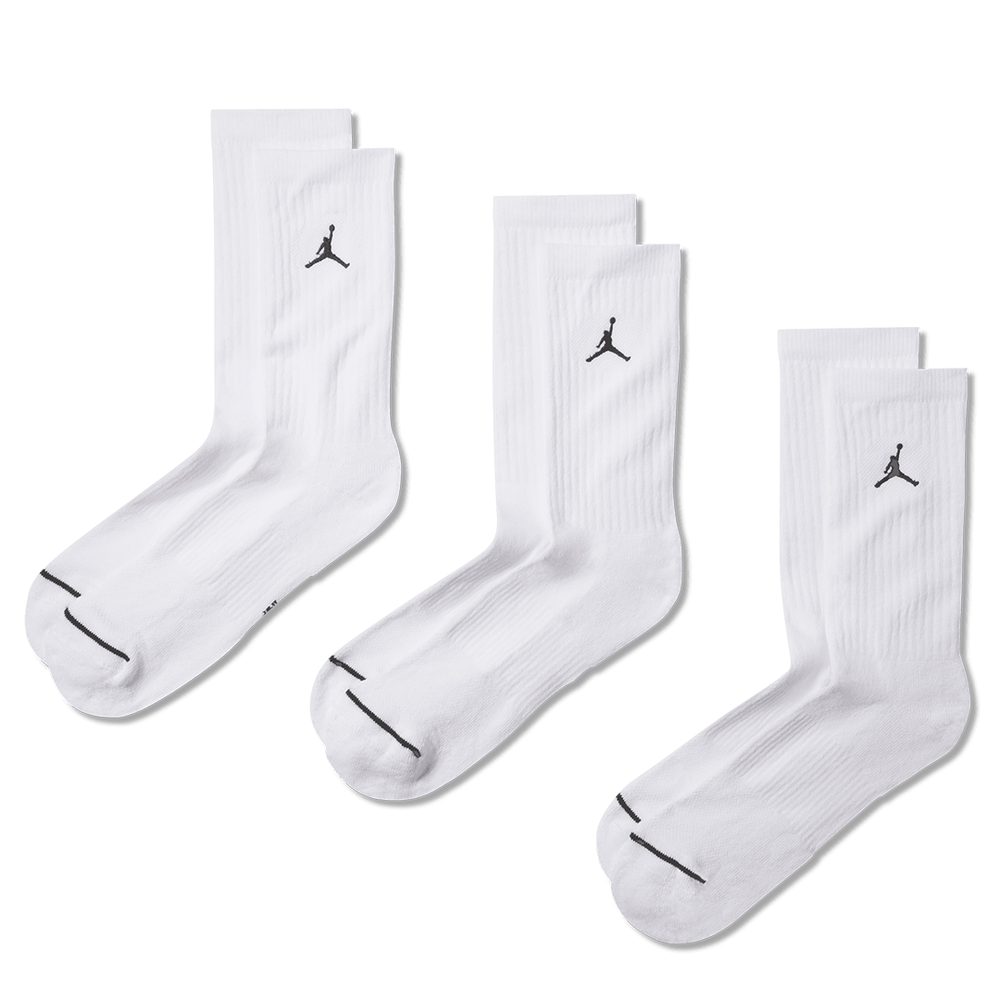 CALCETINES JORDAN EVERYDAY CREW (3 PARES) BLANCO