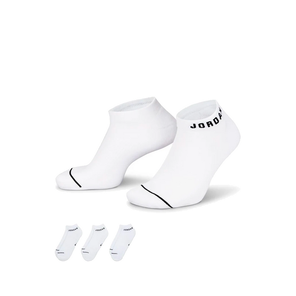 JORDAN EVERYDAY NO-SHOW SOCKS WHITE