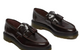 ADRIAN ARCADIA LEATHER TASSLE LOAFERS CHERRY RED-ARCADIA