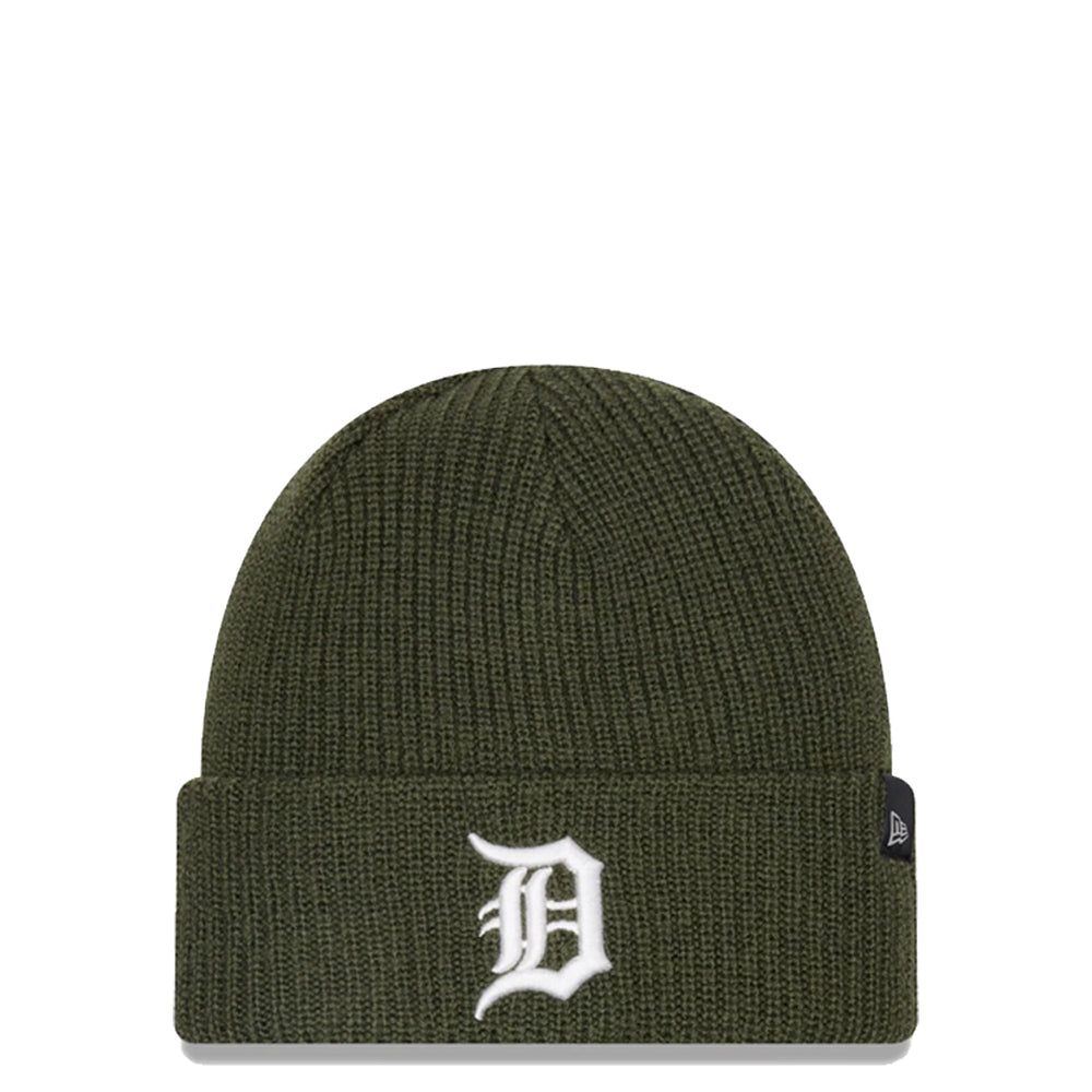 DETROIT TIGERS MERINO WOOL KNIT BEANIE GREEN