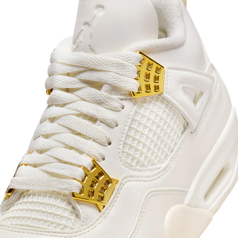 WOMEN'S AIR JORDAN 4 RETRO METALLIC GOLD – NRML