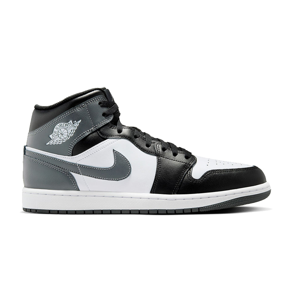 AIR JORDAN 1 MID BLACK/IRON GREY-WHITE