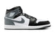 AIR JORDAN 1 MID BLACK/IRON GREY-WHITE