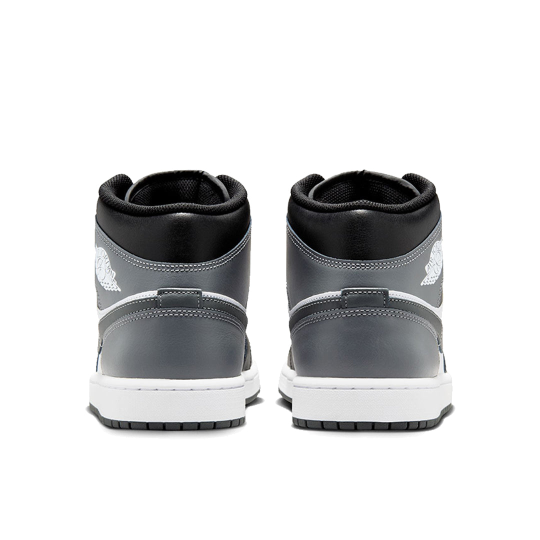 AIR JORDAN 1 MID BLACK IRON GREY WHITE NRML