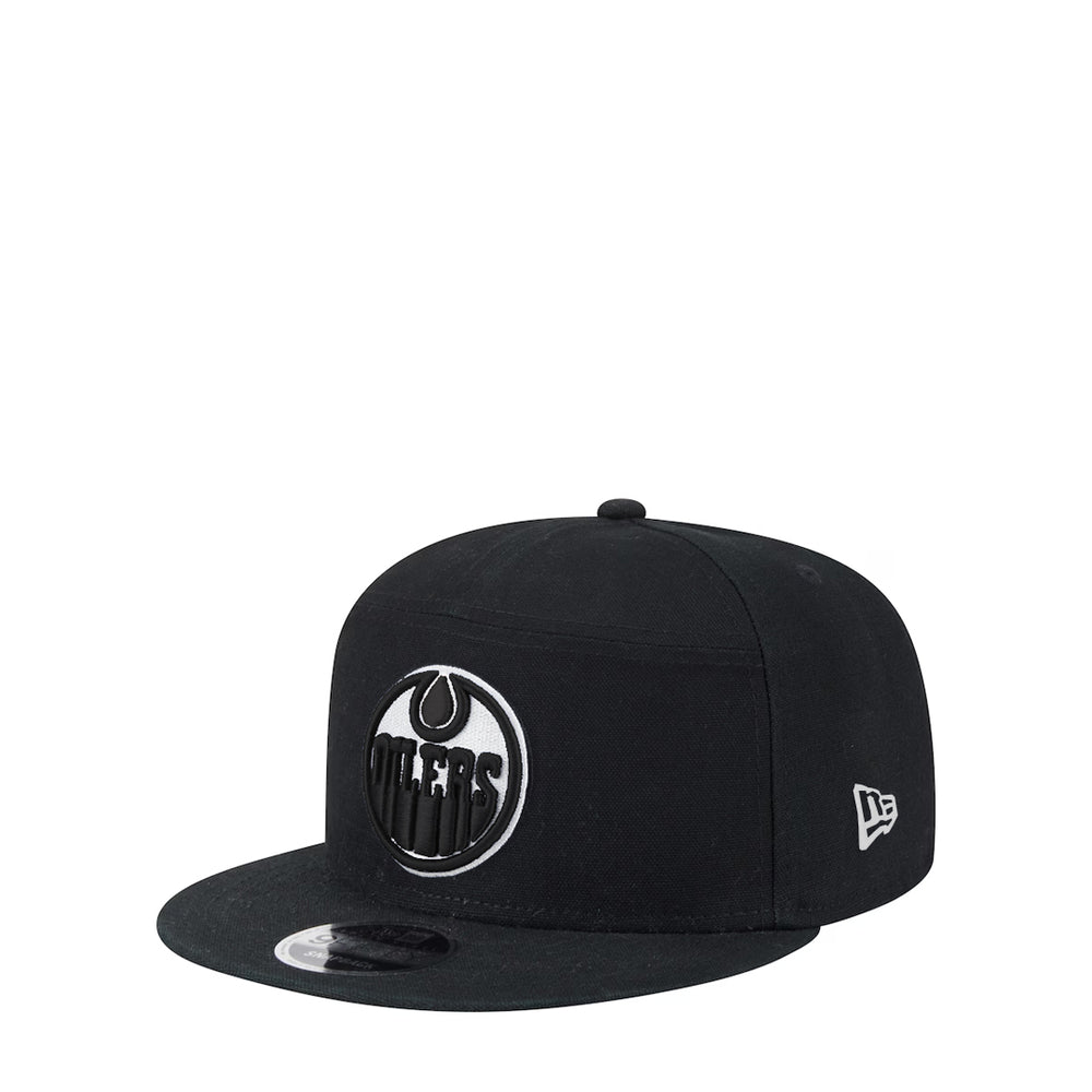 NHL EDMONTON OILERS 9FIFTY SNAPBACK BLACK/ WHITE