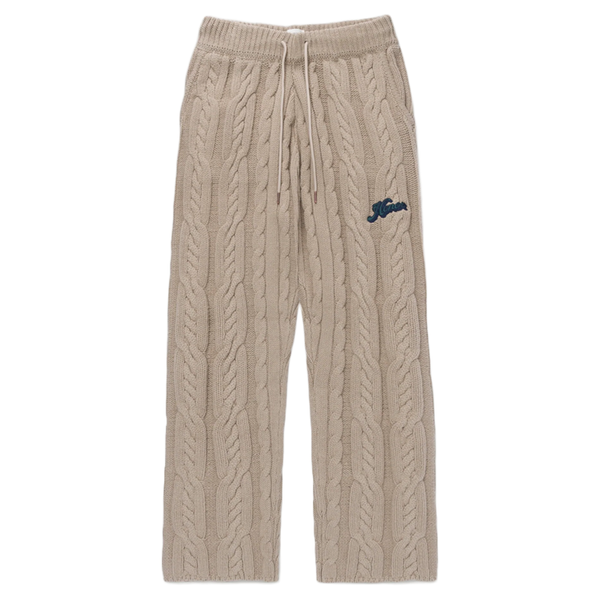 CABLE KNIT PANT STONE