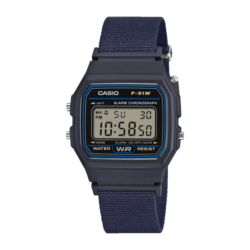 SLIM LIGHTWEIGHT F-91WF-2A BLUE
