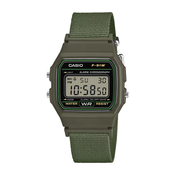 SLIM LIGHTWEIGHT F-91WF-3A GREEN