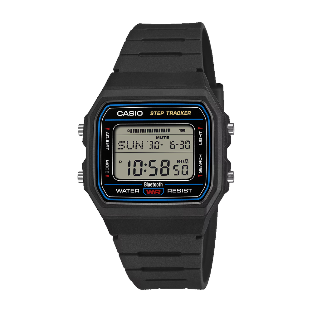 WATER RESISTANT F-B100W-1A BLACK