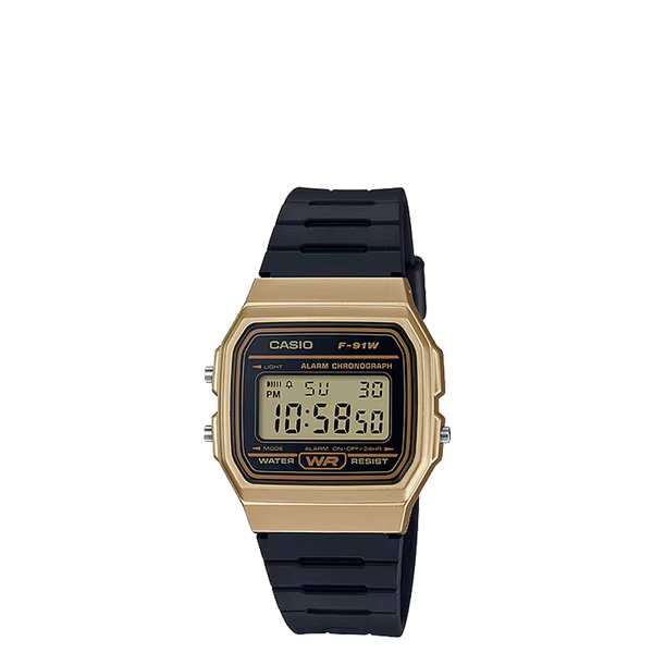 CASIO F-91WM-9ACF STANDARD GOLD