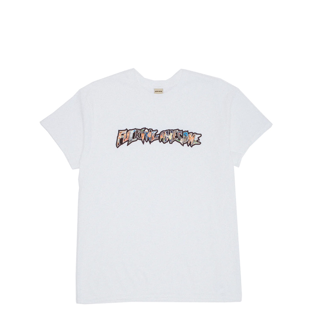 DILL COLLAGE LOGO SHORT SLEEVE TEE WHITE