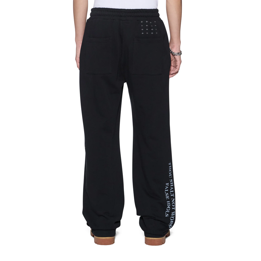 FALSE IDOLS SYNTHESIS TRACK PANTS JET BLACK
