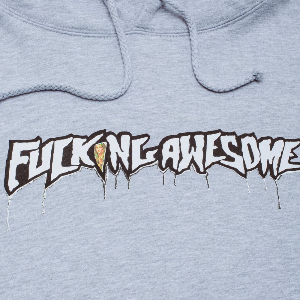 WEEPING MARY HOODIE GREY HEATHER