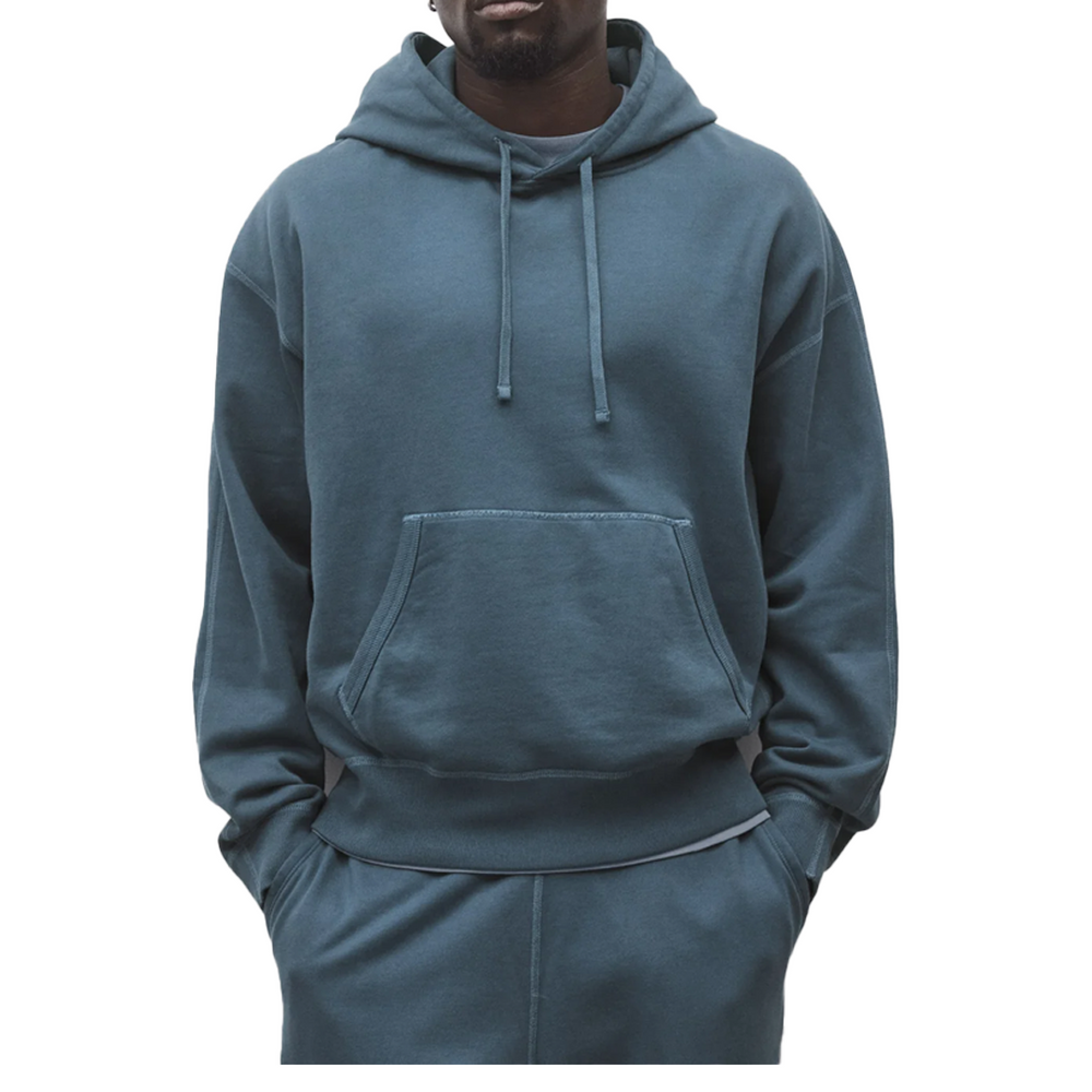 MIDWEIGHT TERRY RELAXED HOODIE BERMUDA