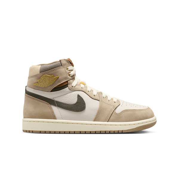 WOMEN'S AIR JORDAN 1 HIGH OG "KHAKI" MULTI-COLOR / SAIL