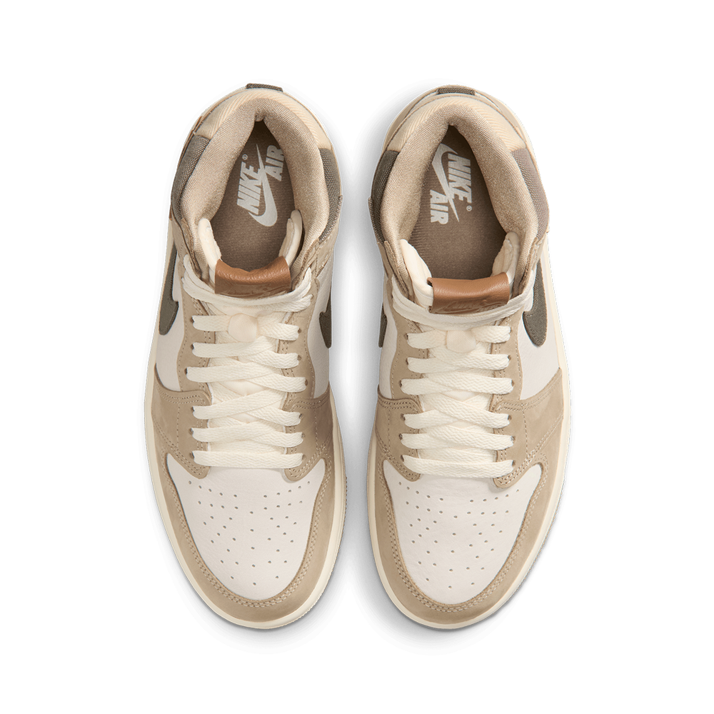 WOMEN'S AIR JORDAN 1 HIGH OG "KHAKI" MULTI-COLOR / SAIL