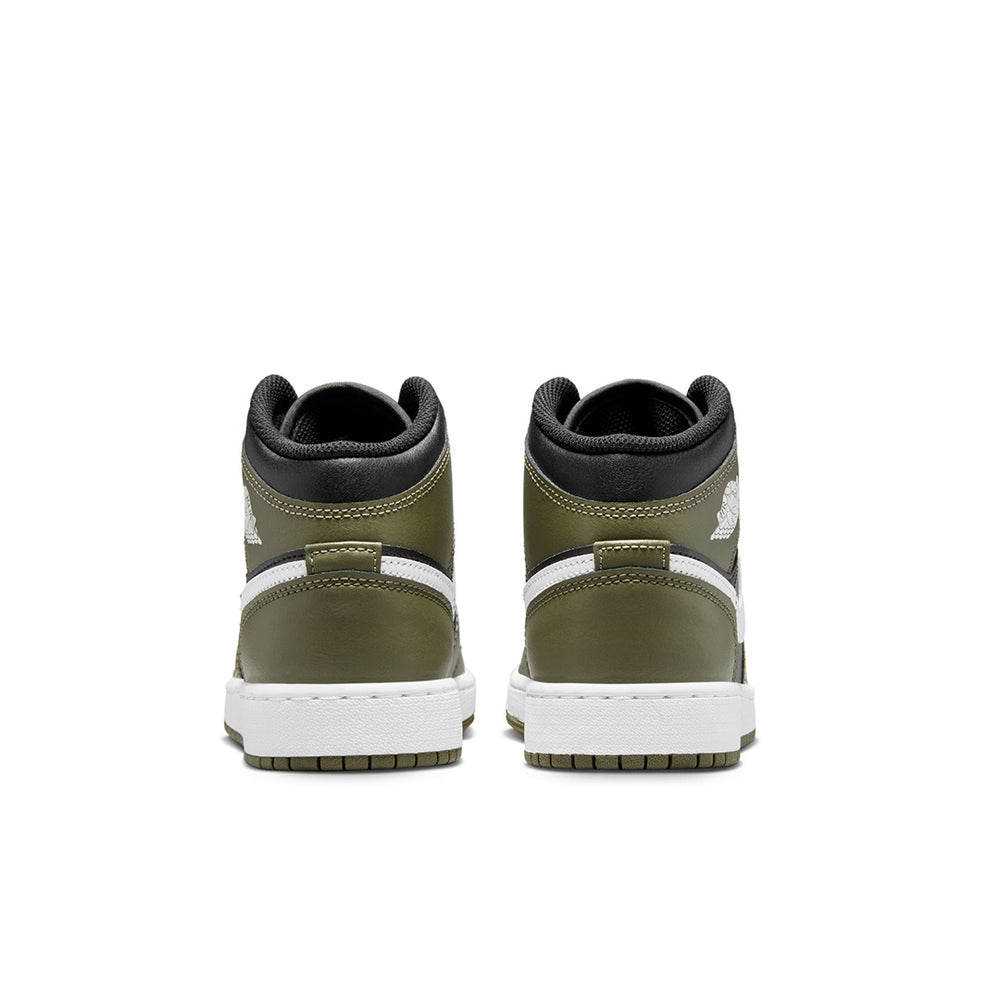 AIR JORDAN 1 (GS) WHITE MEDIUM OLIVE