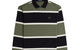 STRIPPED LONG SLEEVE POLO SHIRT