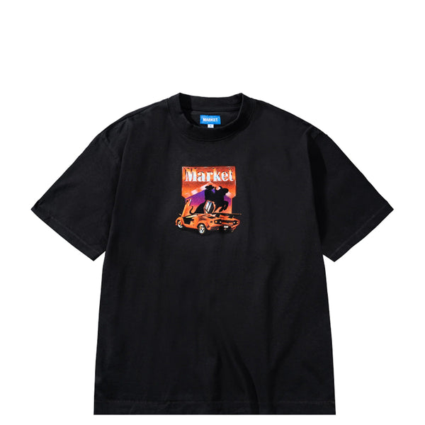 BULLRIDER T-SHIRT WASHED BLACK