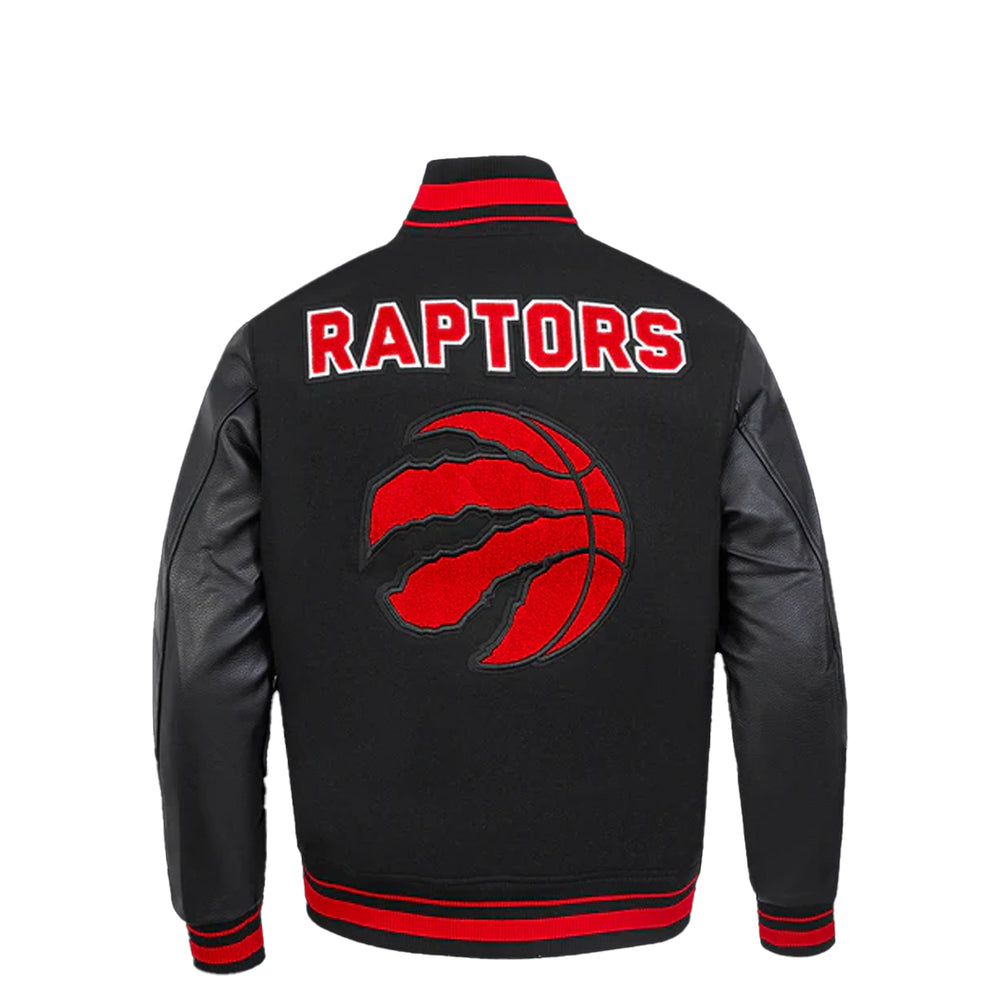 NBA TORONTO RAPTORS RETRO CLASSIC RIB WOOL VARSITY JACKET