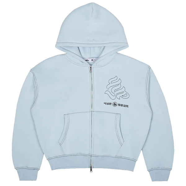 GEAR HOODIE LIGHT BLUE