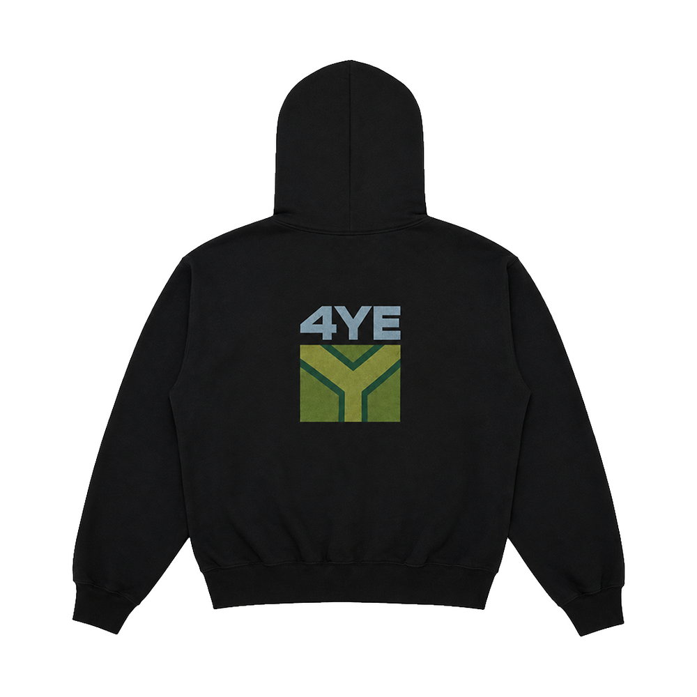 FLAG HOODIE BLACK