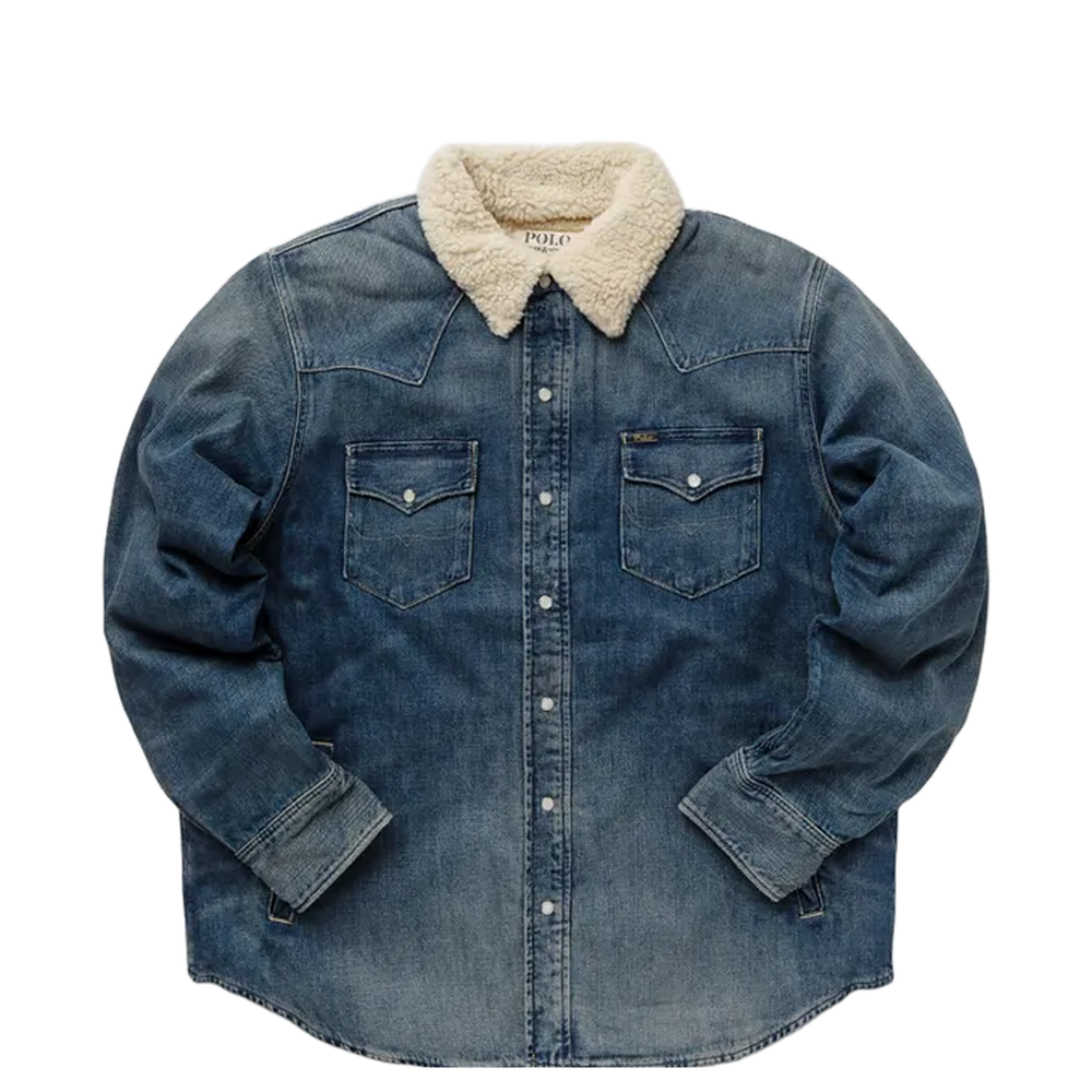 Fuzzy lined jean jacket best sale