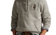 BEAR FLEECE HOODIE GREY