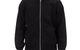 BRUSHED FLEECE ZIP HOODIE BLACK