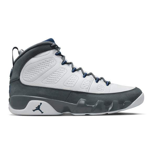 AIR JORDAN 9 RETRO "FLINT GREY AND FRENCH BLUE"