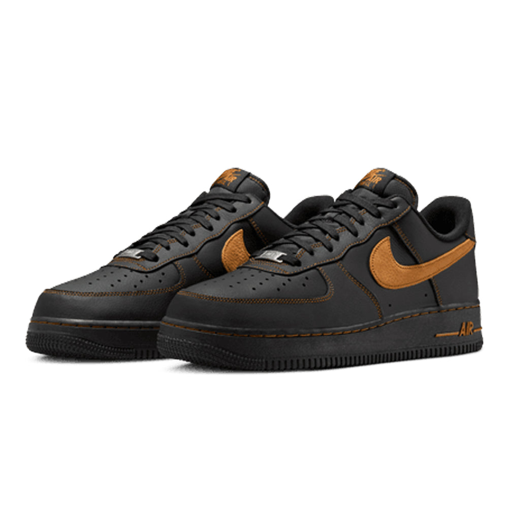 AIR FORCE 1 '07 LV8 BLACK/DESERT OCHRE