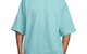 TECH SHORT SLEEVE FLEECE TOP DENIM TURQUOISE