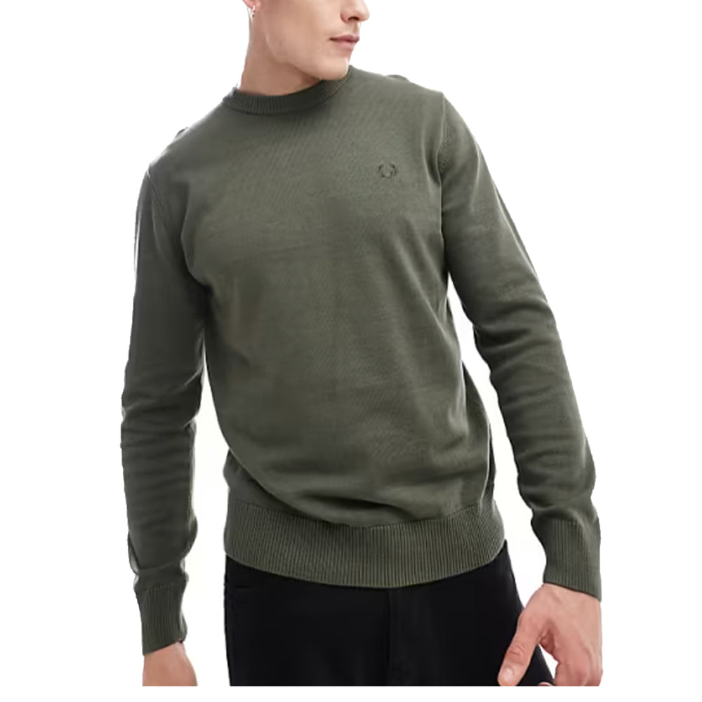 BOUCLE LAUREL WREATH JUMPER GREEN