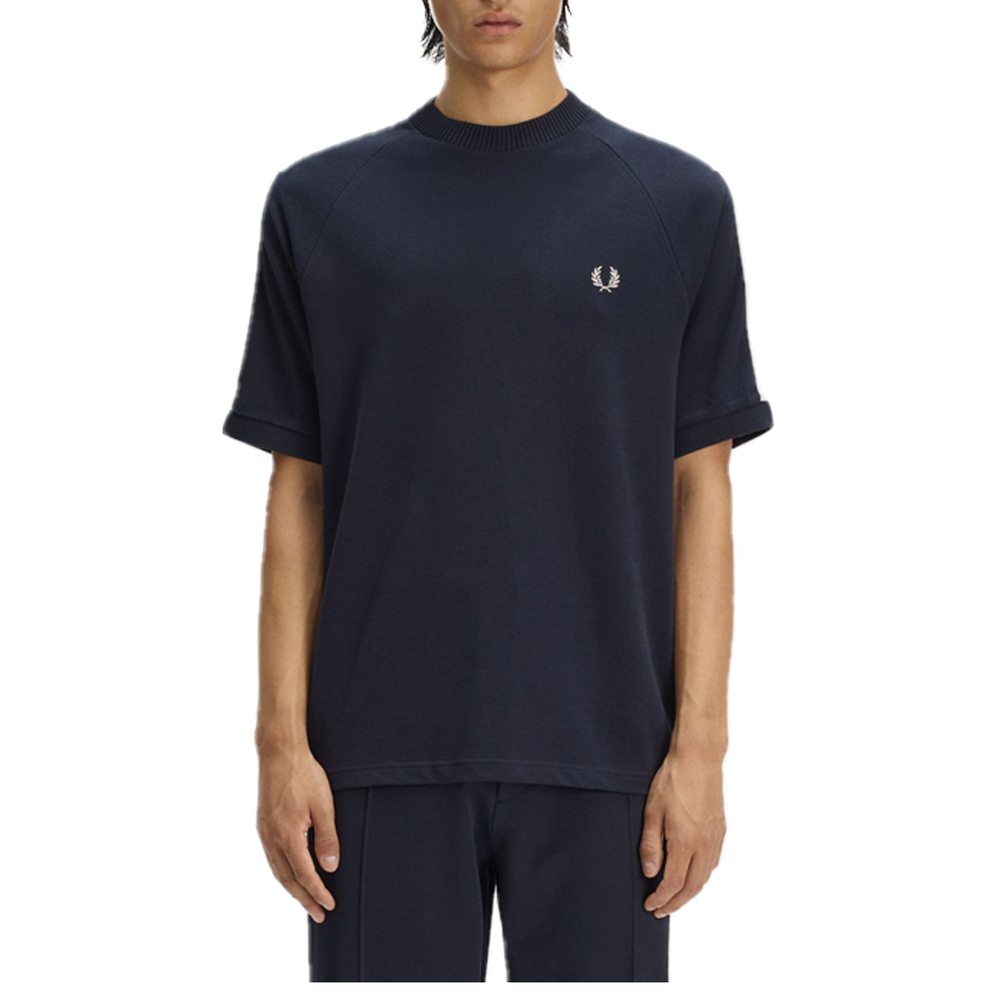 CABLE TAPED T-SHIRT NAVY