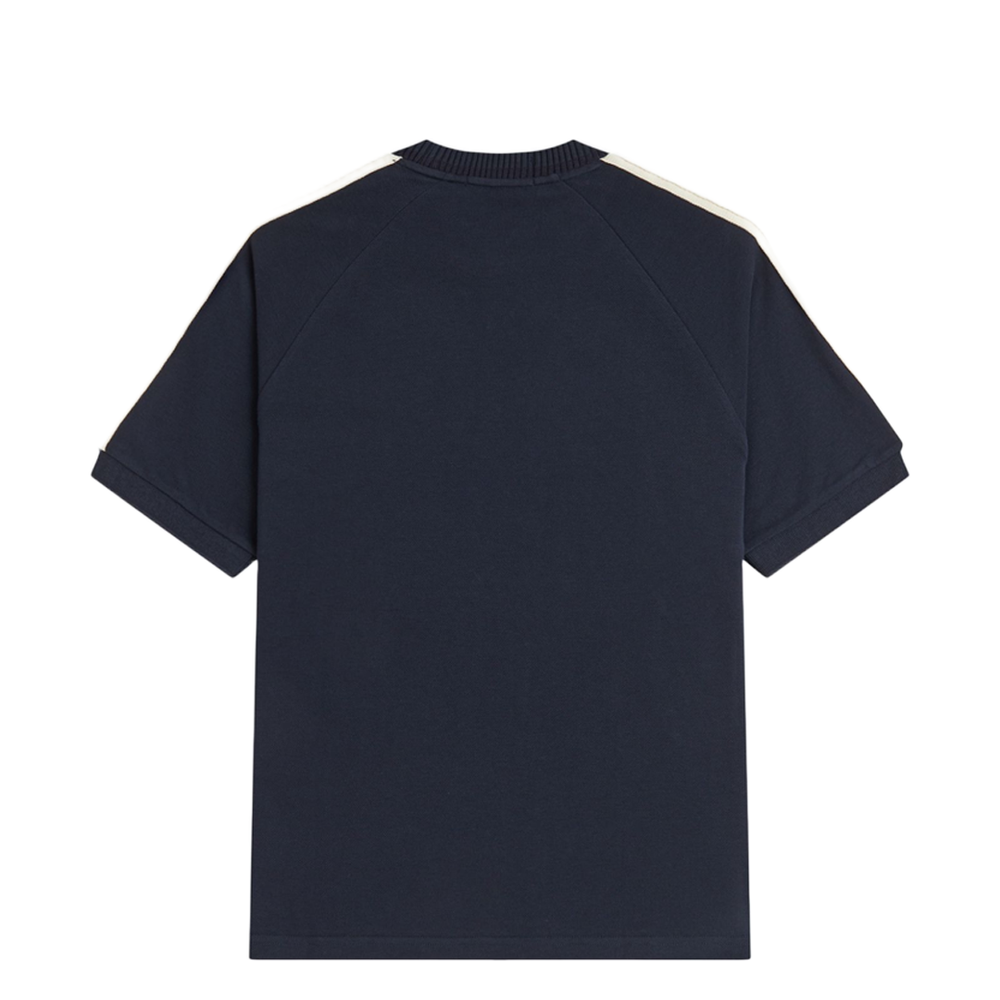 CABLE TAPED T-SHIRT NAVY – NRML