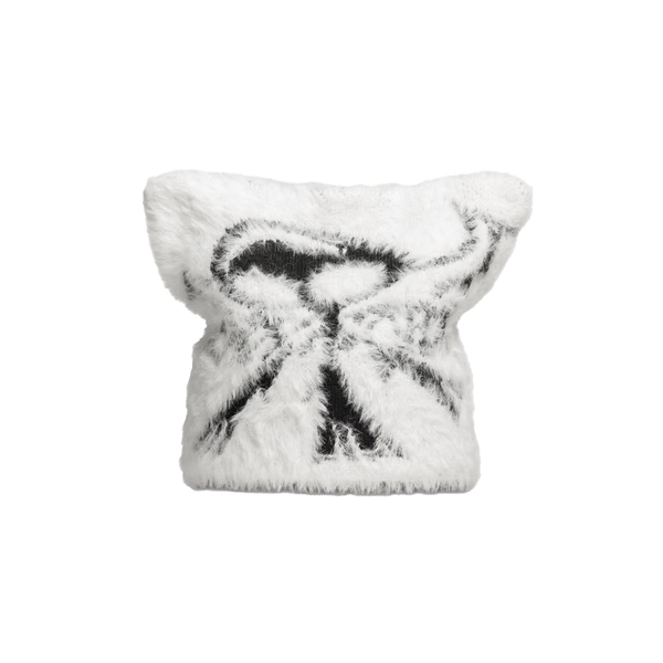 FURRY LOGO CAT HAT GREY