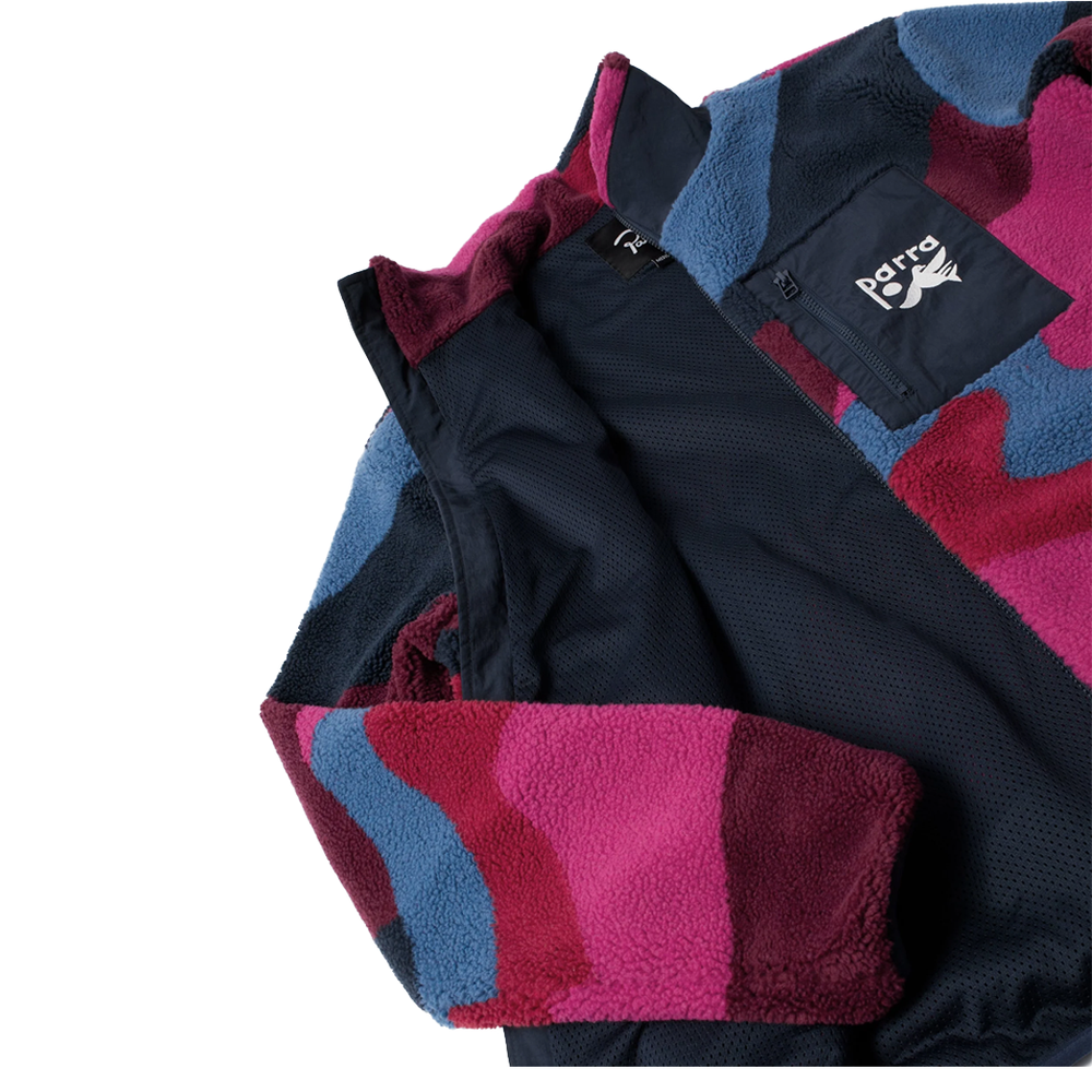 FULL FTP BOOSTER POLAR FLEECE JACKET RED