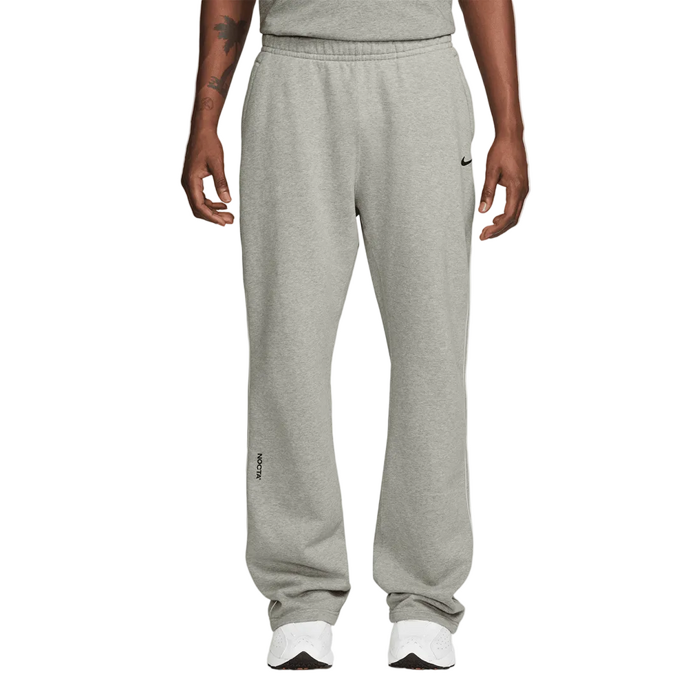 NOCTA OPEN HEM FLEECE PANTS GREY HEATHER