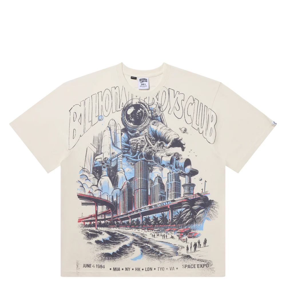 SPACE EXPO SHORT SLEEVE T-SHIRT GARDENIA