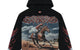 THOROUGHBRED HOODIE BLACK WASH