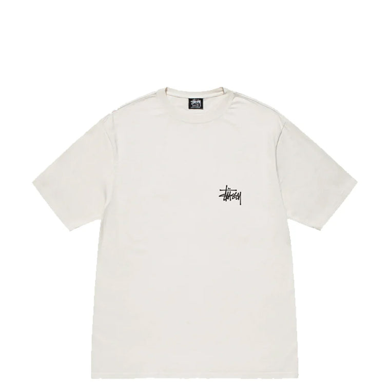 BASIC STUSSY TEE PIGMENT DYED NATURAL