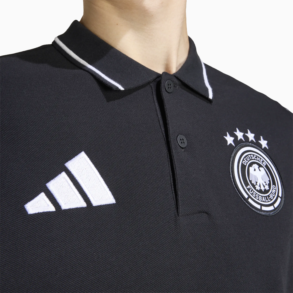 GERMANY DNA BLACK MEN'S POLO
