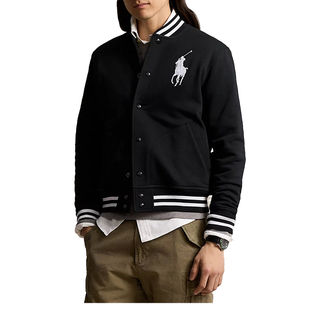 BIG PONY FLEECE BASEBALL JACKET