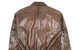 DISTRESSED LEATHER BOMBER BROWN