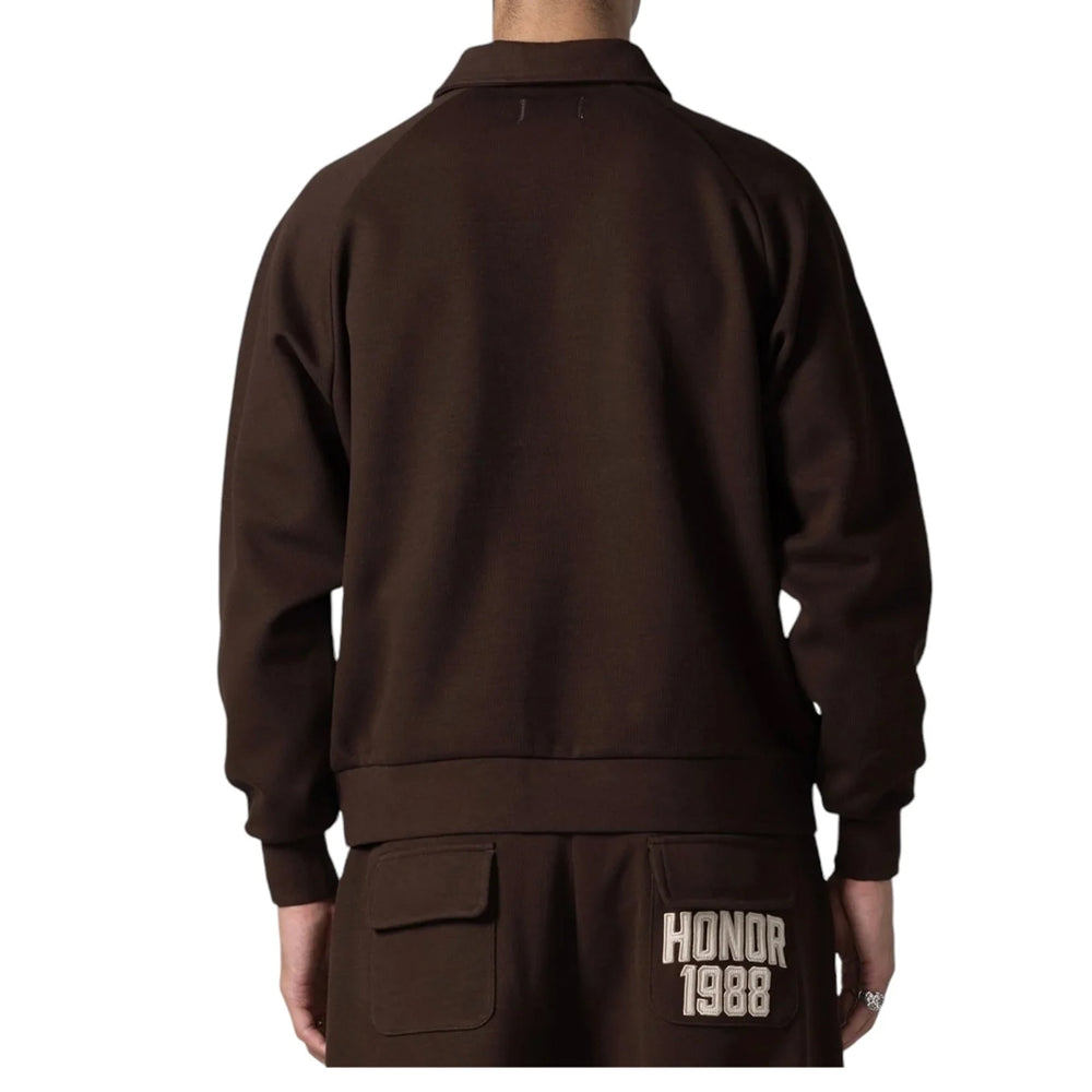 1988 QUARTER ZIP BROWN