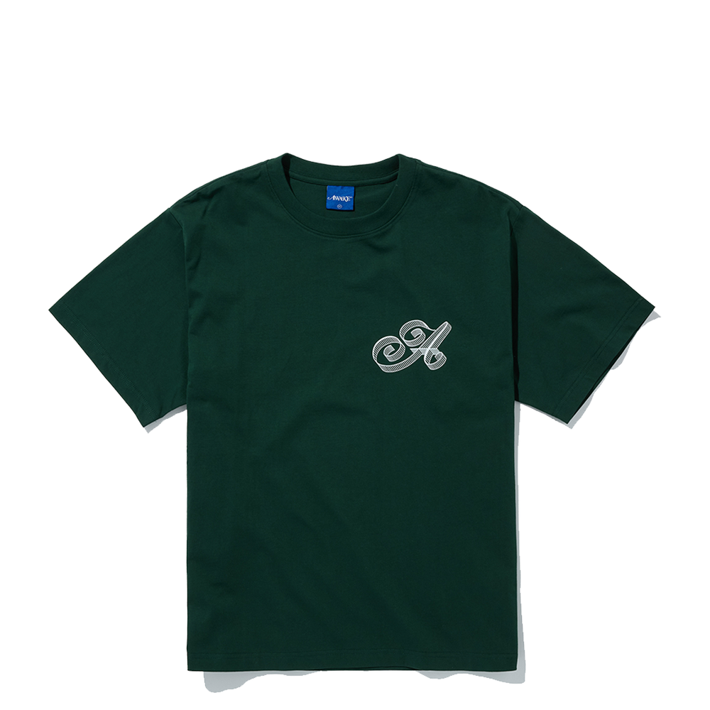 SCRIPT TEE GREEN