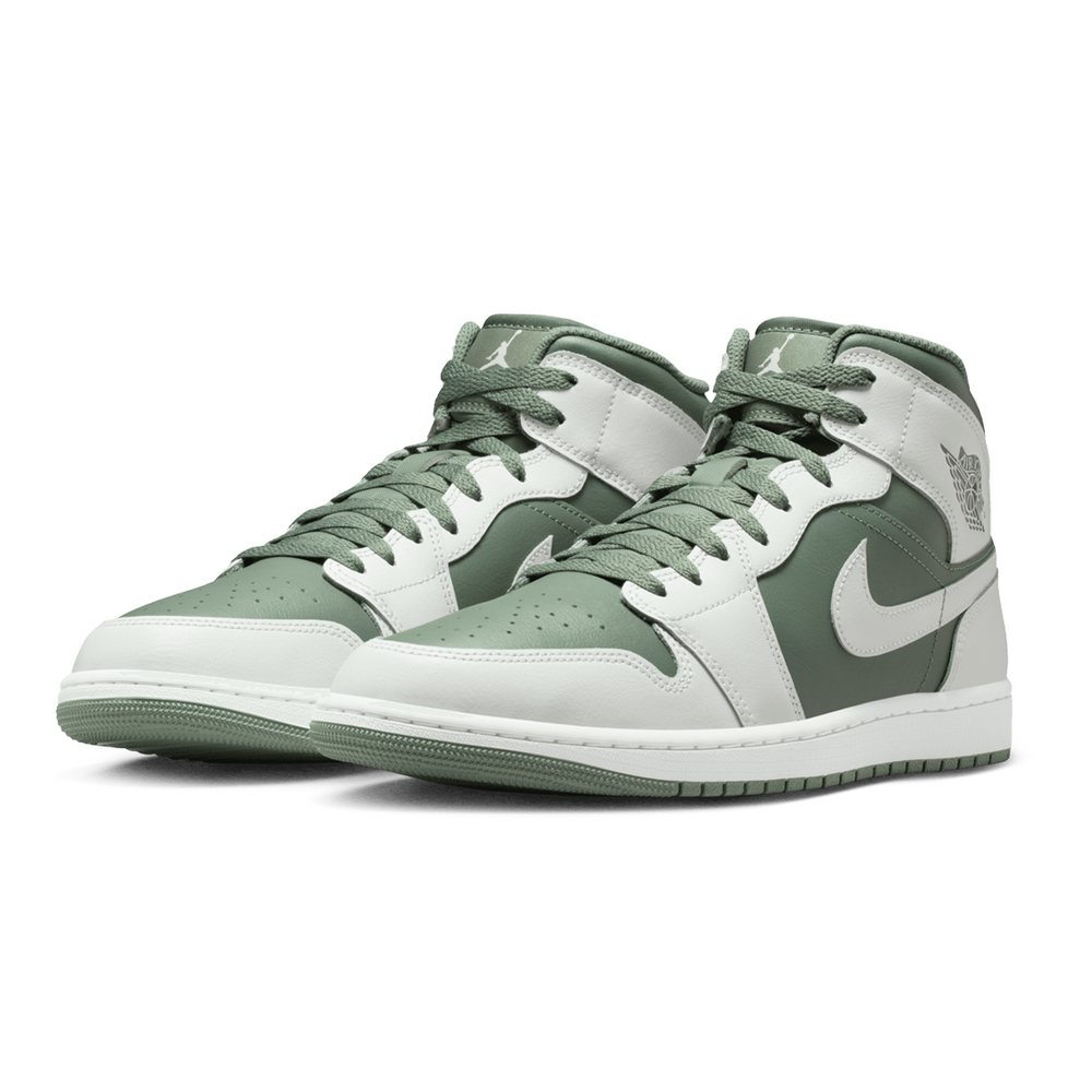 ナイキAirJordan AIR JORDAN 1 MID SUMMIT WHITE/VINTAGE LICHEN – NRML