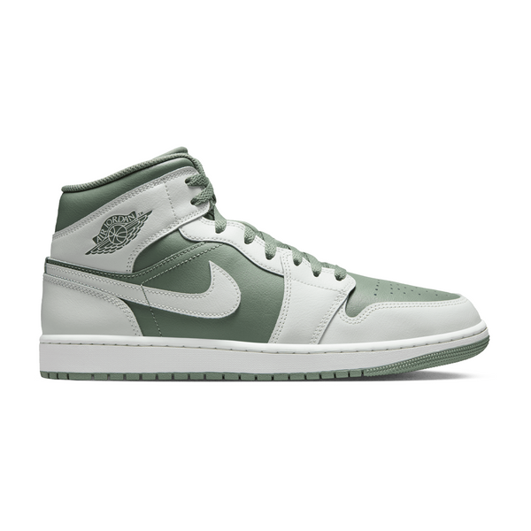 AIR JORDAN 1 MID SUMMIT WHITE/VINTAGE LICHEN